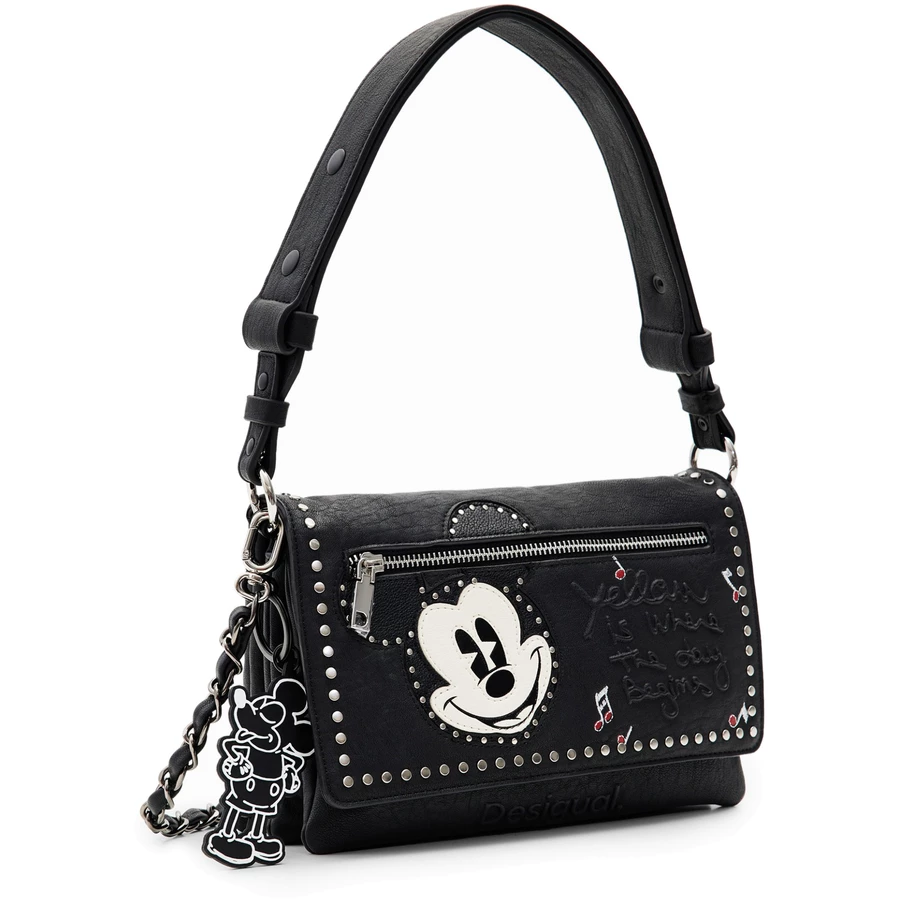 Desigual Mickey Rock Dortmund Flap 2 - Umhängetasche 25 cm black