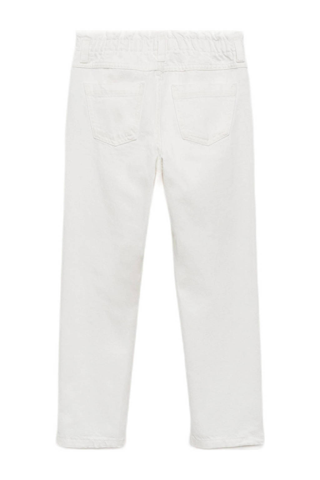 Mango Kids regular fit broek zwart