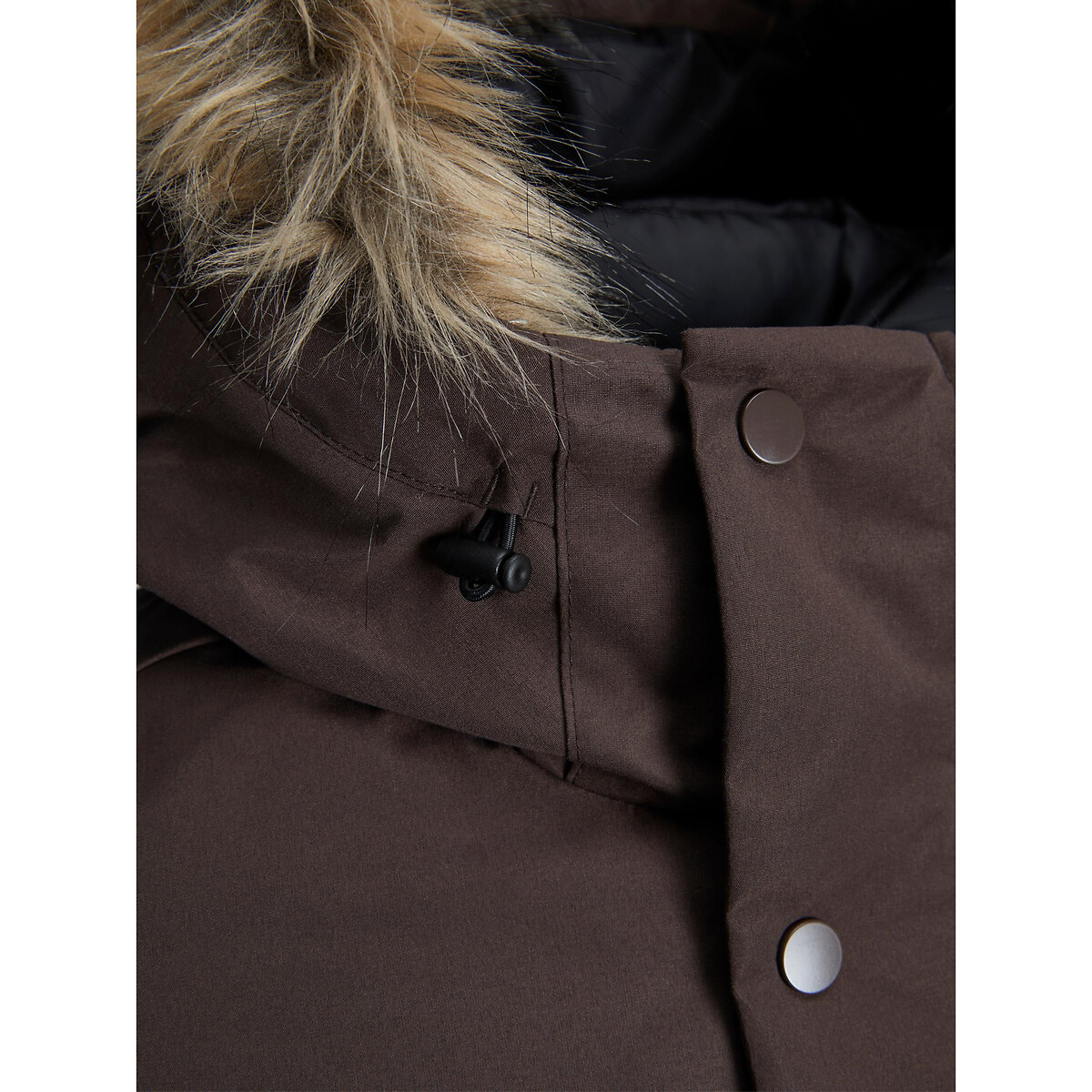 JACK & JONES<br>Casaco com capuz de pele sintética Jjchamp