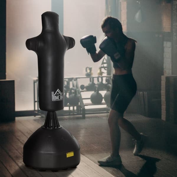 Boksesekk Stående 180 Cm Stående Boksesekk For Voksne Boksing Dummy Boksesøyle Humanoid Design Heavy Duty Boksesekk For Profesjonelle Og Nybegynnere S