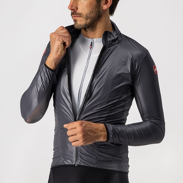 Veste vélo CASTELLI ARIA SHELL GRIS FONCE