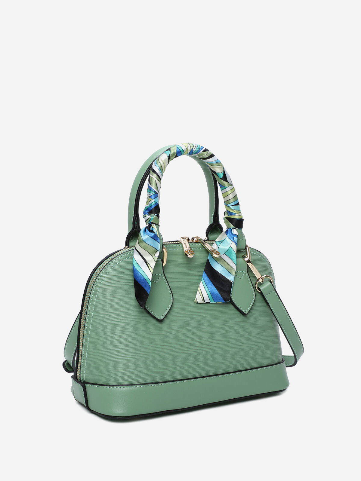 Petit sac à main avec ruban- Vert