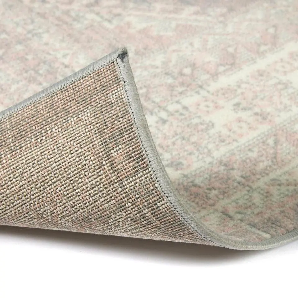 Interieur05 Vintage Vloerkleed Aila Grijs/Roze - 280 x 190 cm