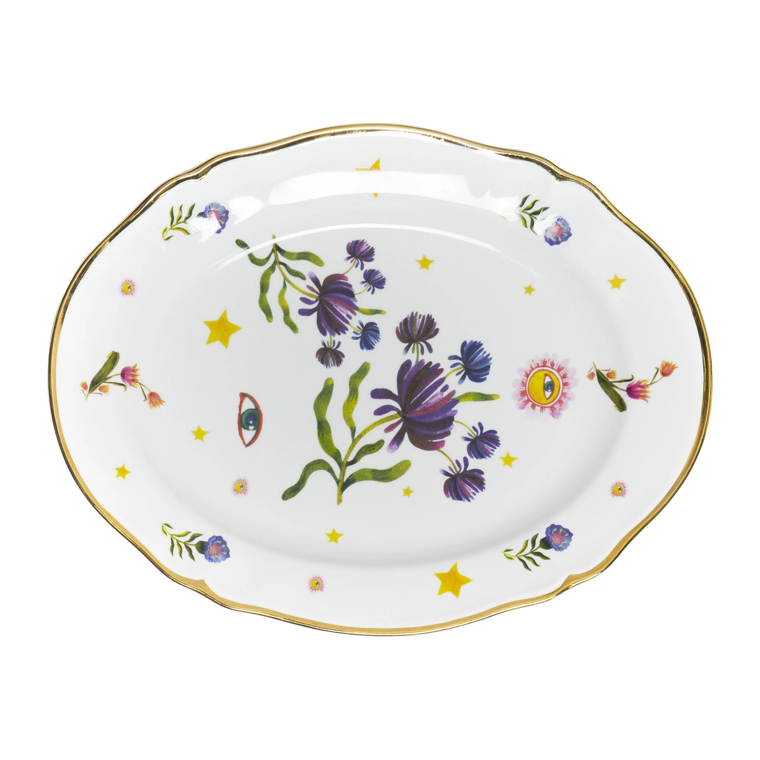 FABULA - Assiette de présentation céramique | Multicolore