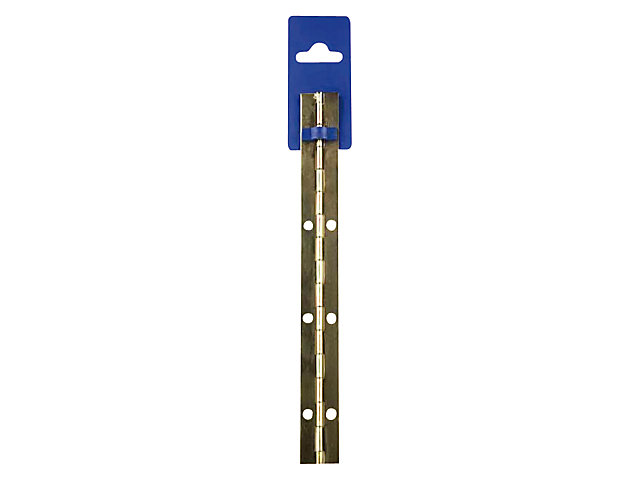 Charnière à piano laitonnée Diall 480 x 32 mm