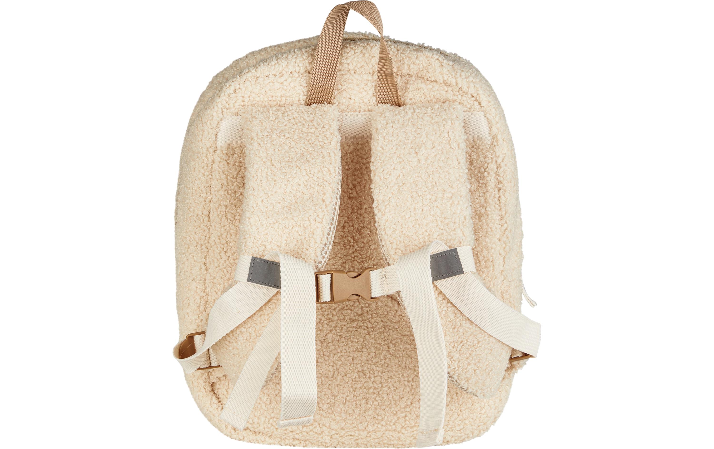 Rucksack Schaf FlockeKinderrucksack aus weichem Bouclestoff