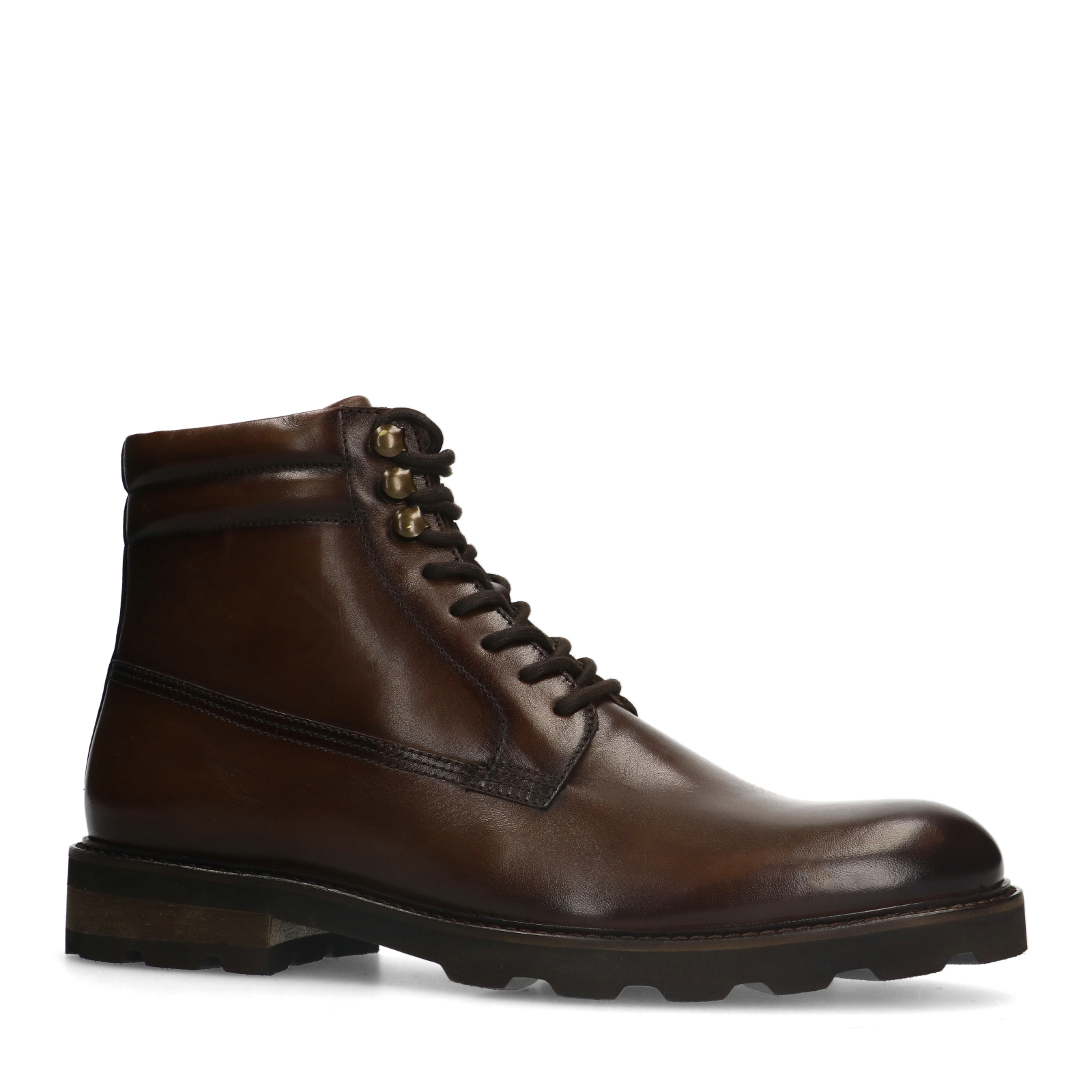 Bruine leren veterboots