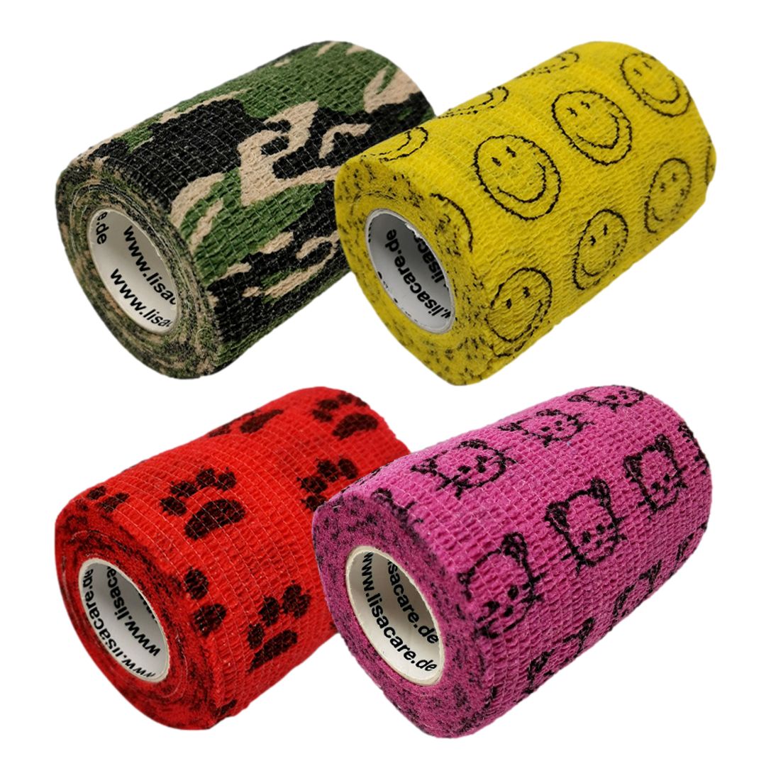 LisaCare Kinderpflaster - Bandagen zum Trösten - 7,5cmx4,5m