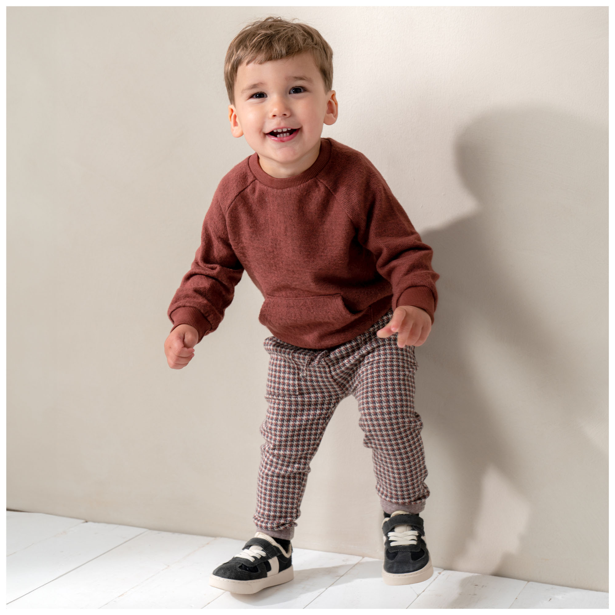 Prénatal peuter broek  ruit multi