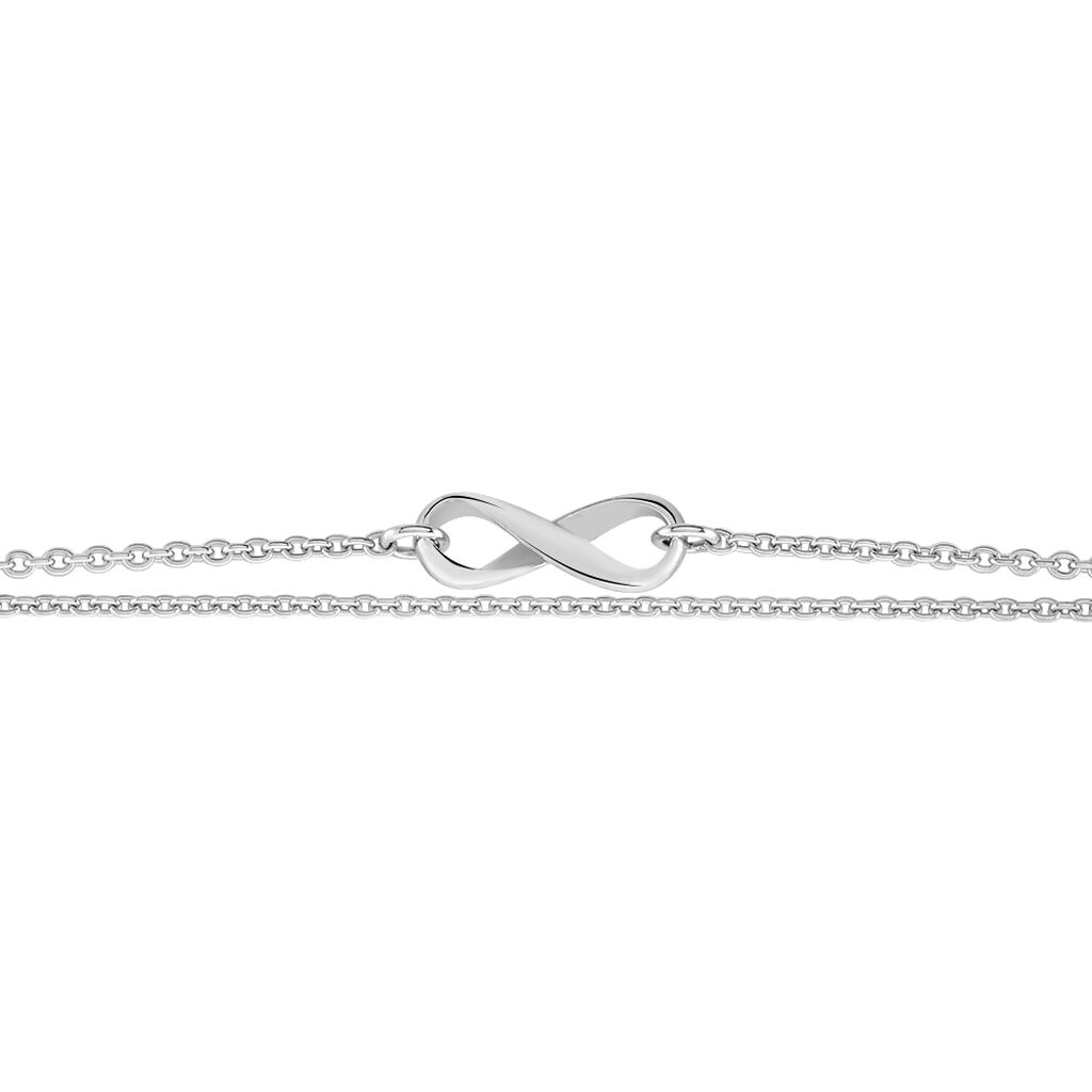 Bracelet Noelle Argent Blanc