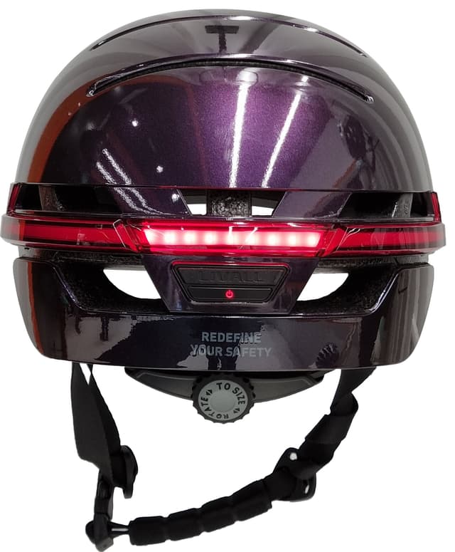 Livall cykelhjelm M BH51MNEOGNM (ultraviolet)
