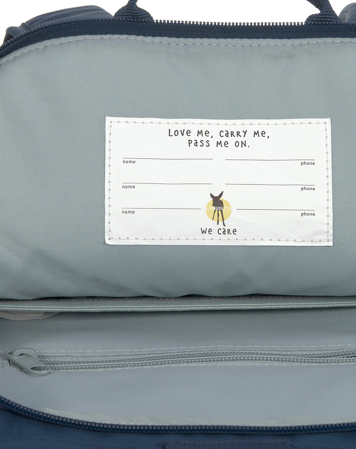 Kinderrucksack ROLLTOP (26,5x15x39) in blau
