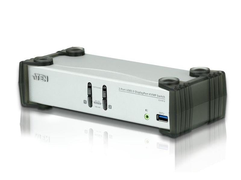 Aten KVM Switch CS1912-AT-G 2-Port USB 3.0 DisplayPort KVMP Switch