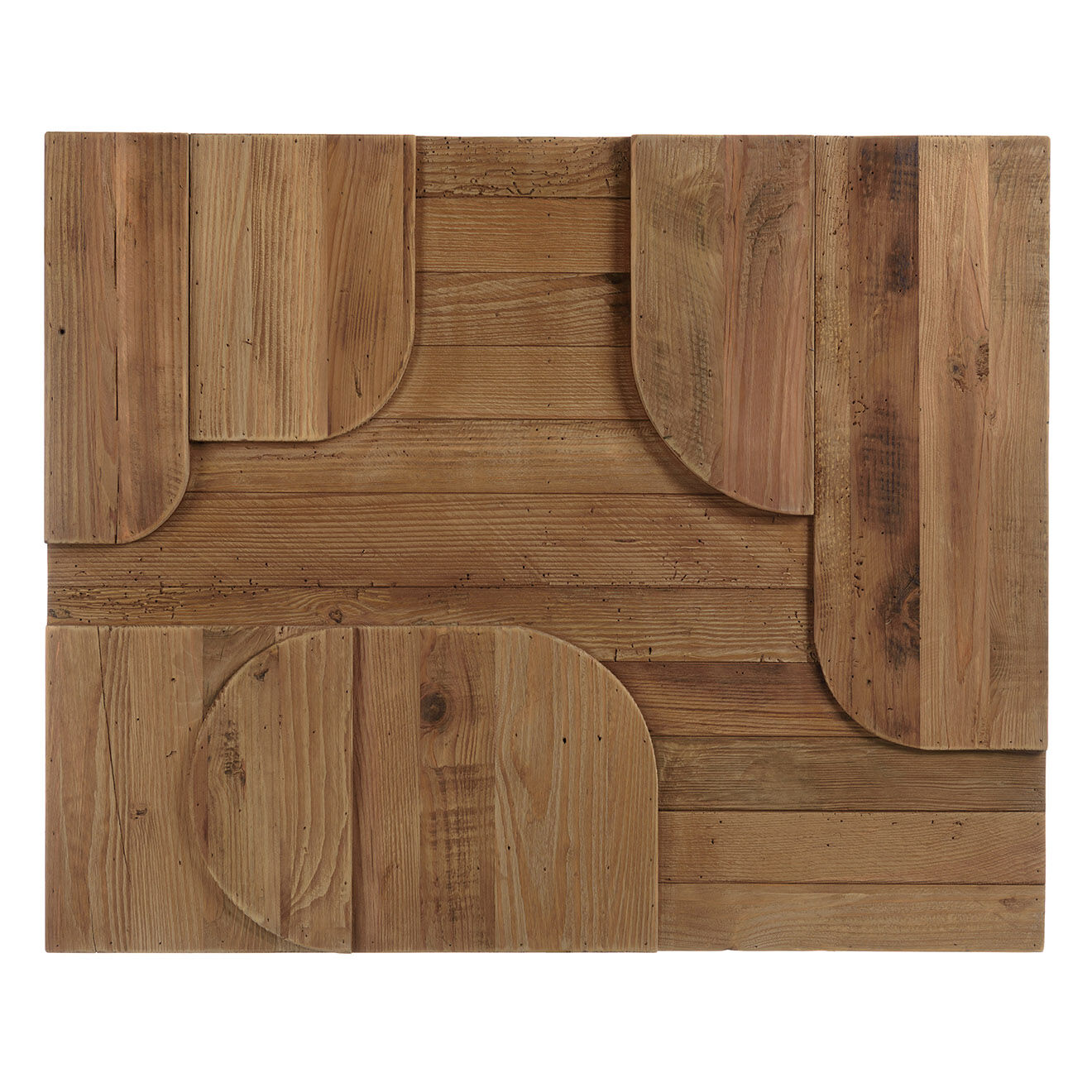Macabane Décoration murale D formes géométriques bois - 98x80 cm