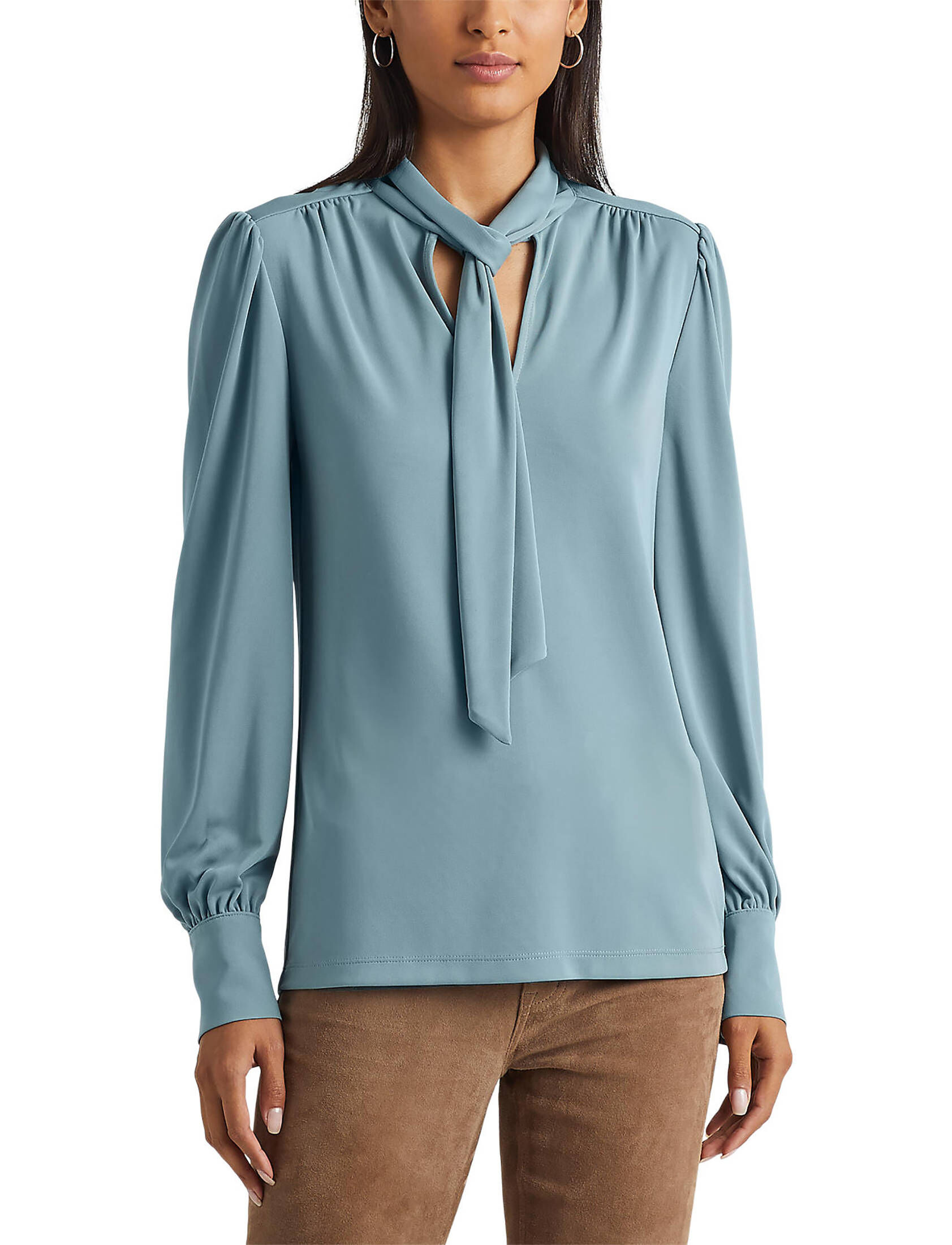 Lauren Ralph Lauren| Damen Schluppenbluse Relaxed Fit