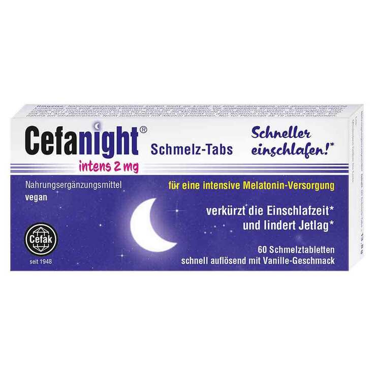 Cefanight intens 2 mg Schmelz-Tabs, 60 St