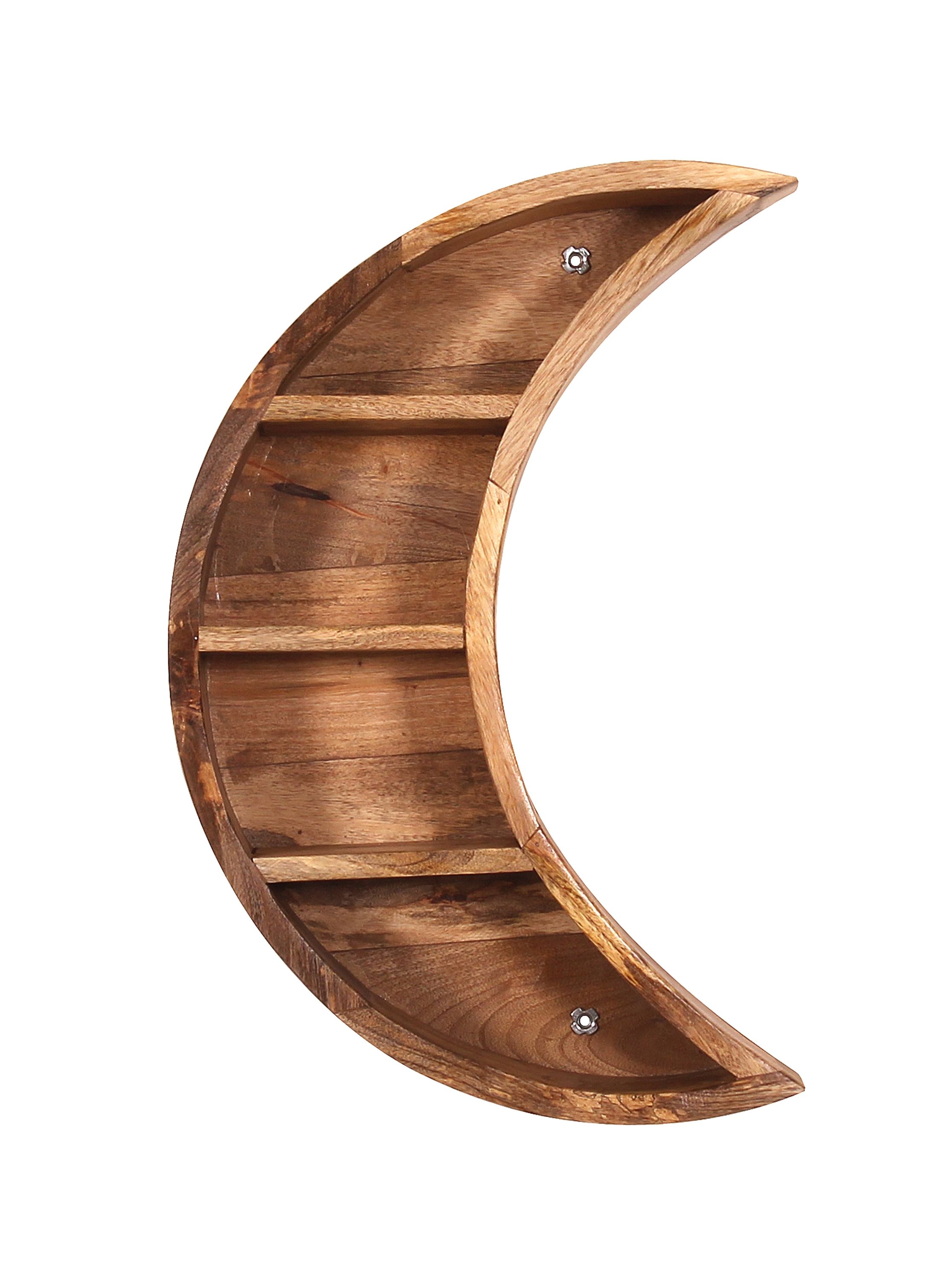 Wandregal Massivholz Bücherregal Holz Regal