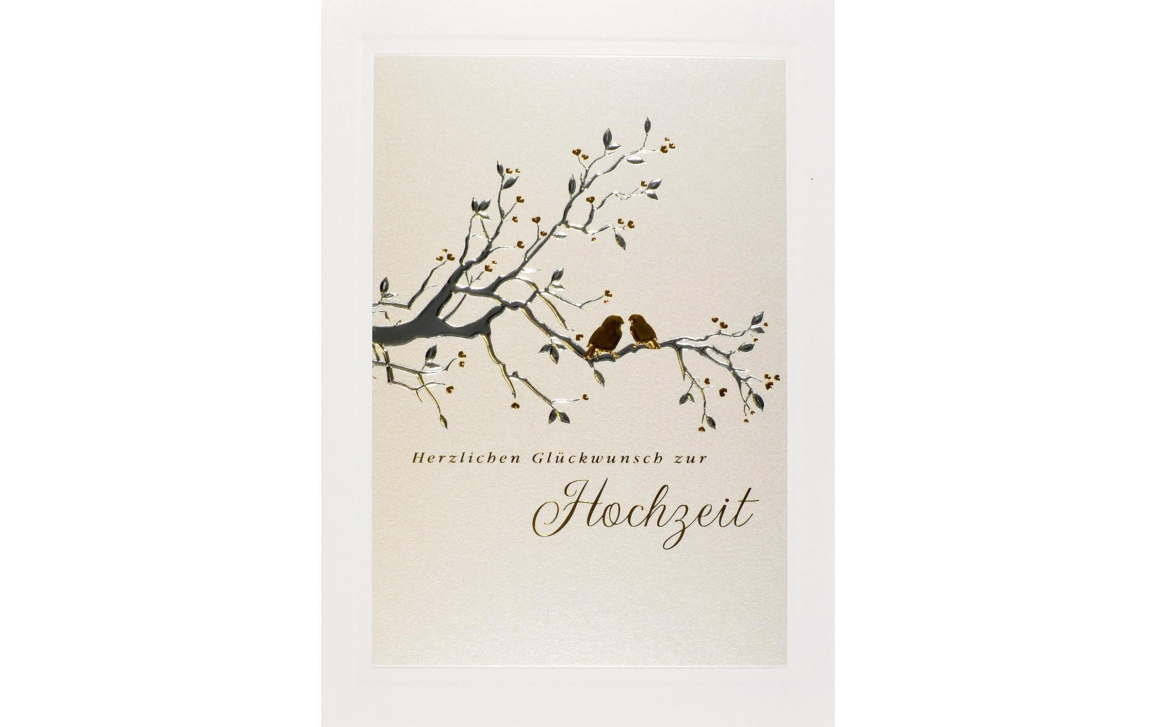 Hochzeitskarte Vögel A5Karte zum Verschicken oder Verschenken