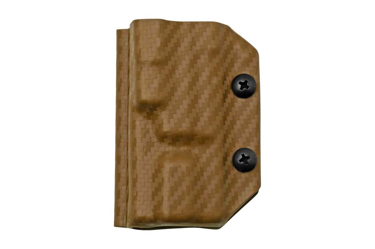 Clip And Carry Kydex Sheath Leatherman Free P4, Carbon Fiber Brown LP4-CF-BRN riemholster