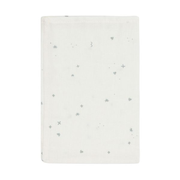 Jollein Twinkling Washandje - 3 Pack - 15 x 20 cm - Hydrofiel - Sea Green