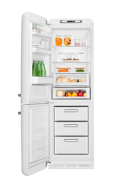 Réfrigérateur congélateur à poser ouverture gauche Smeg FAB32LWH5 234L / 97L blanc