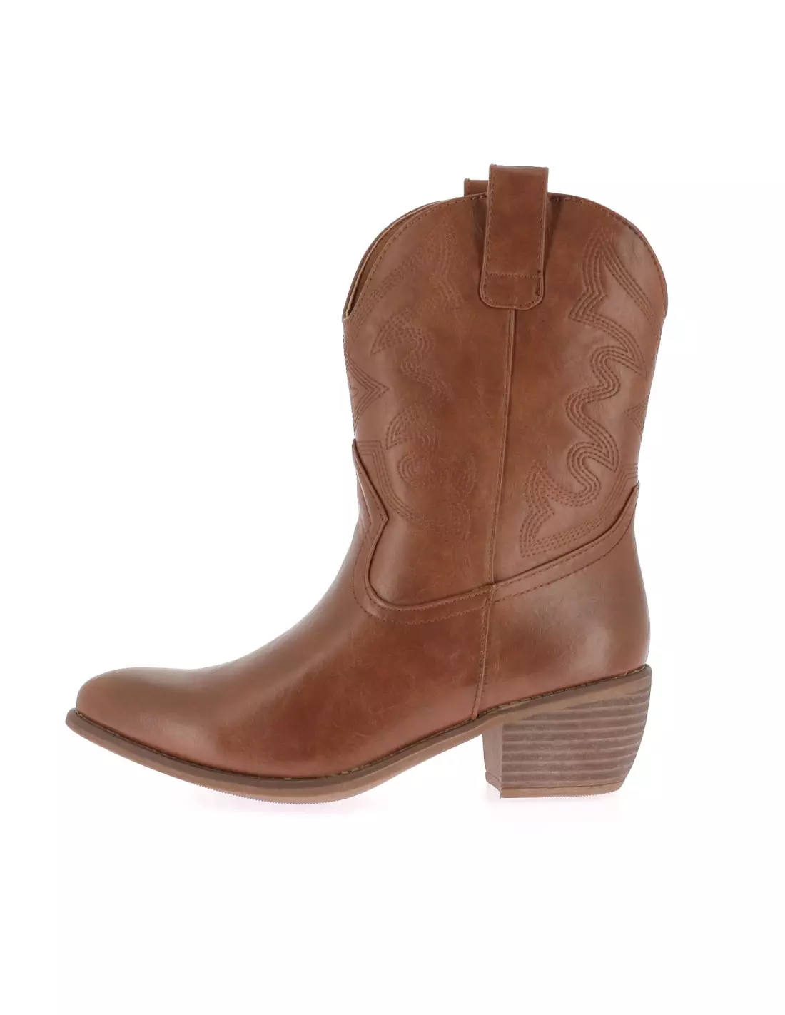 CLAUDIA GHIZZANI 2TT0821401 - Bottes COGNAC-PU