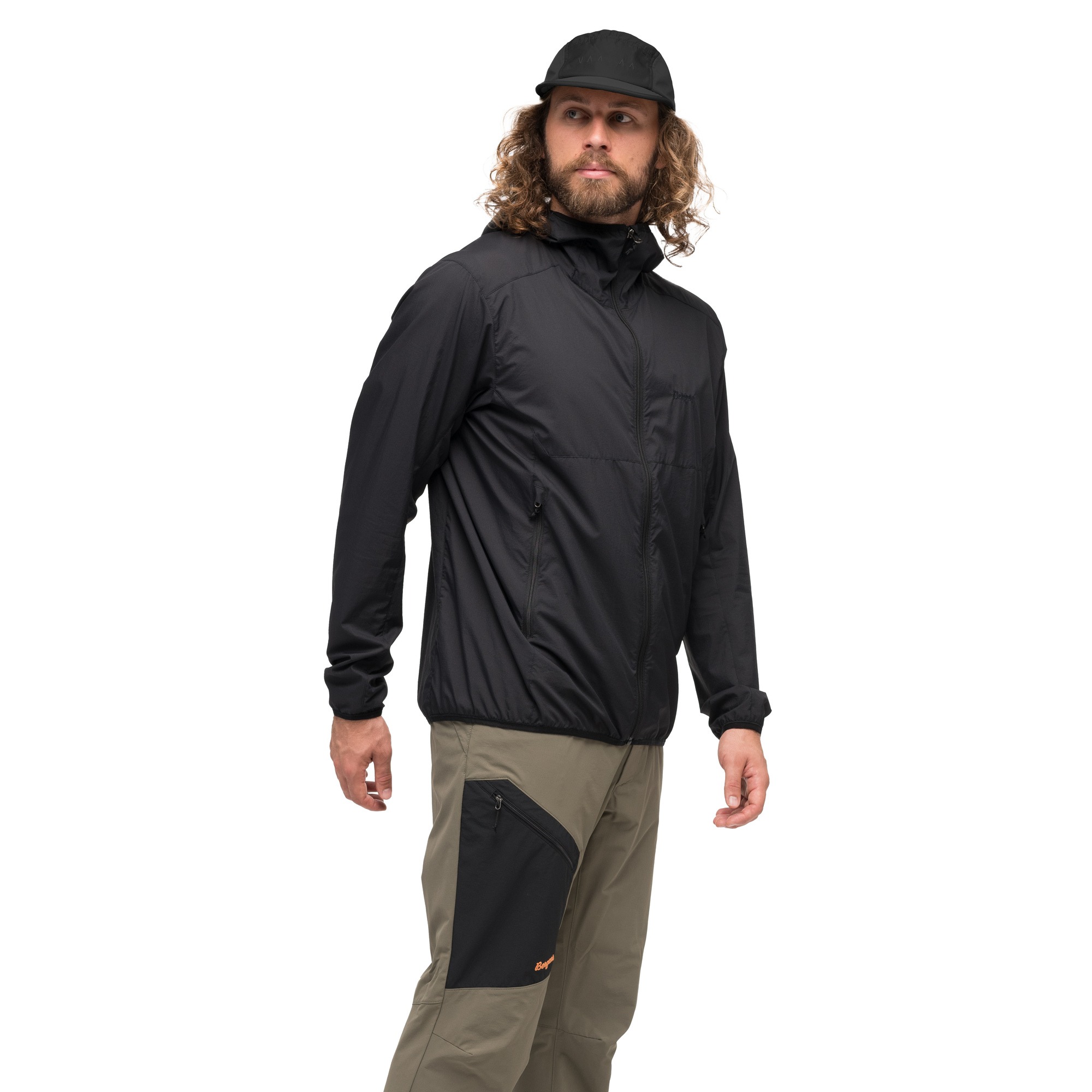 Vaagaa Windbreaker Jacket Herre Black