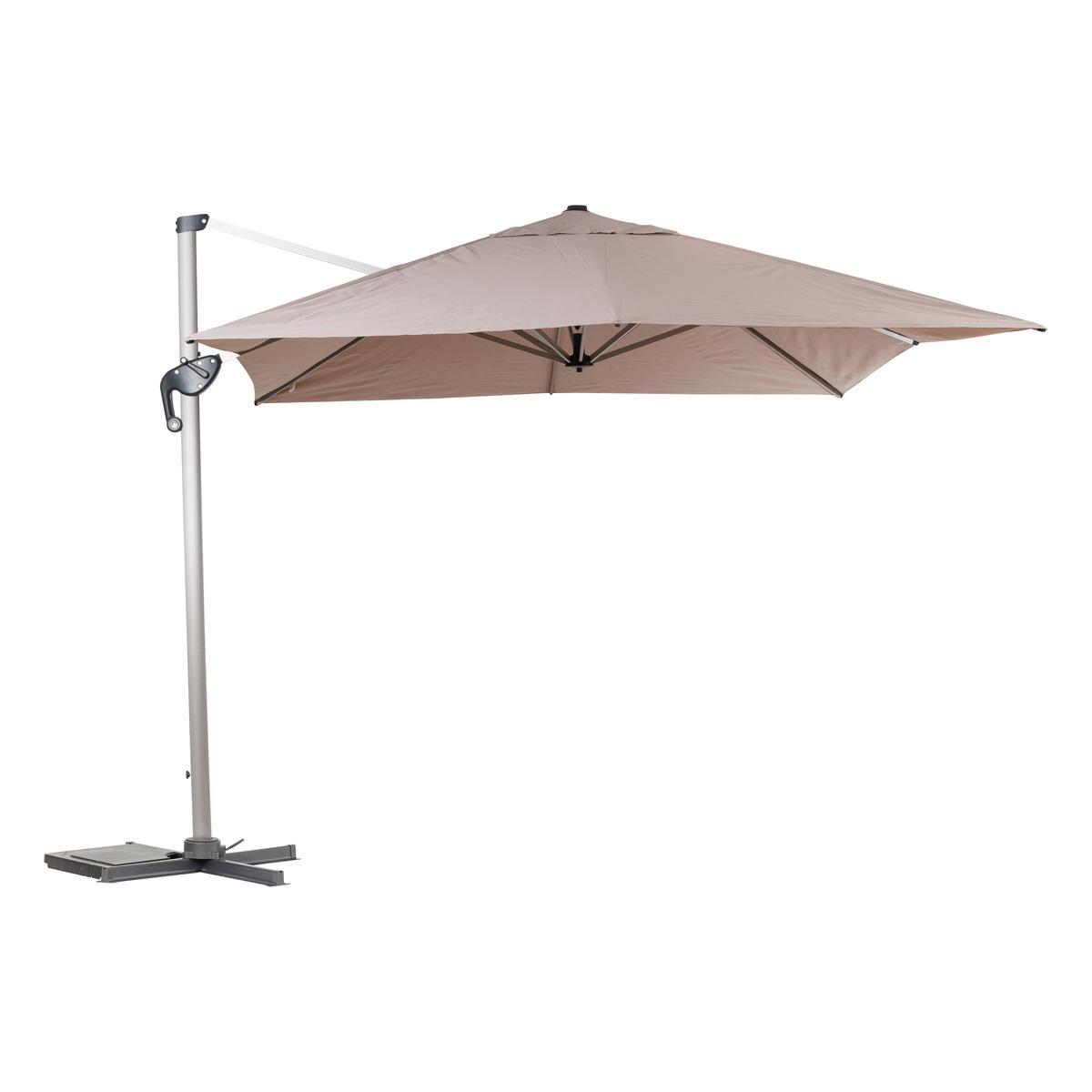 PARASOL DECENTRE EQUADOR 4X3M TAUPE