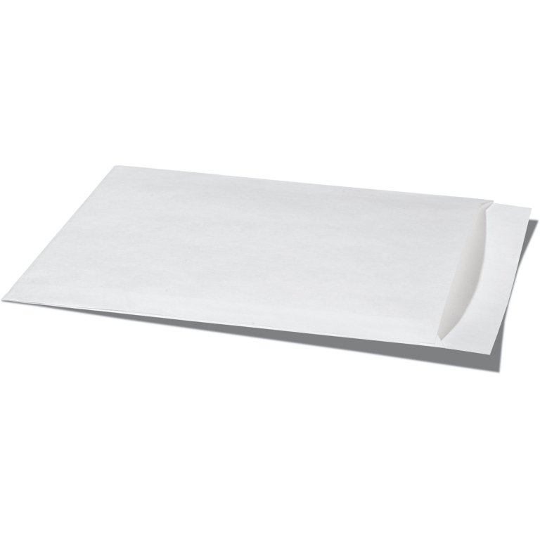 Flachbeutel Kraftpapier weiß