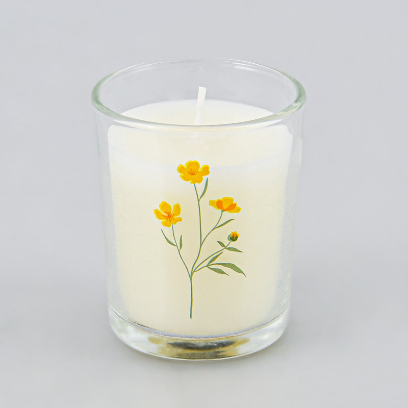 Bougie fleurs de printemps