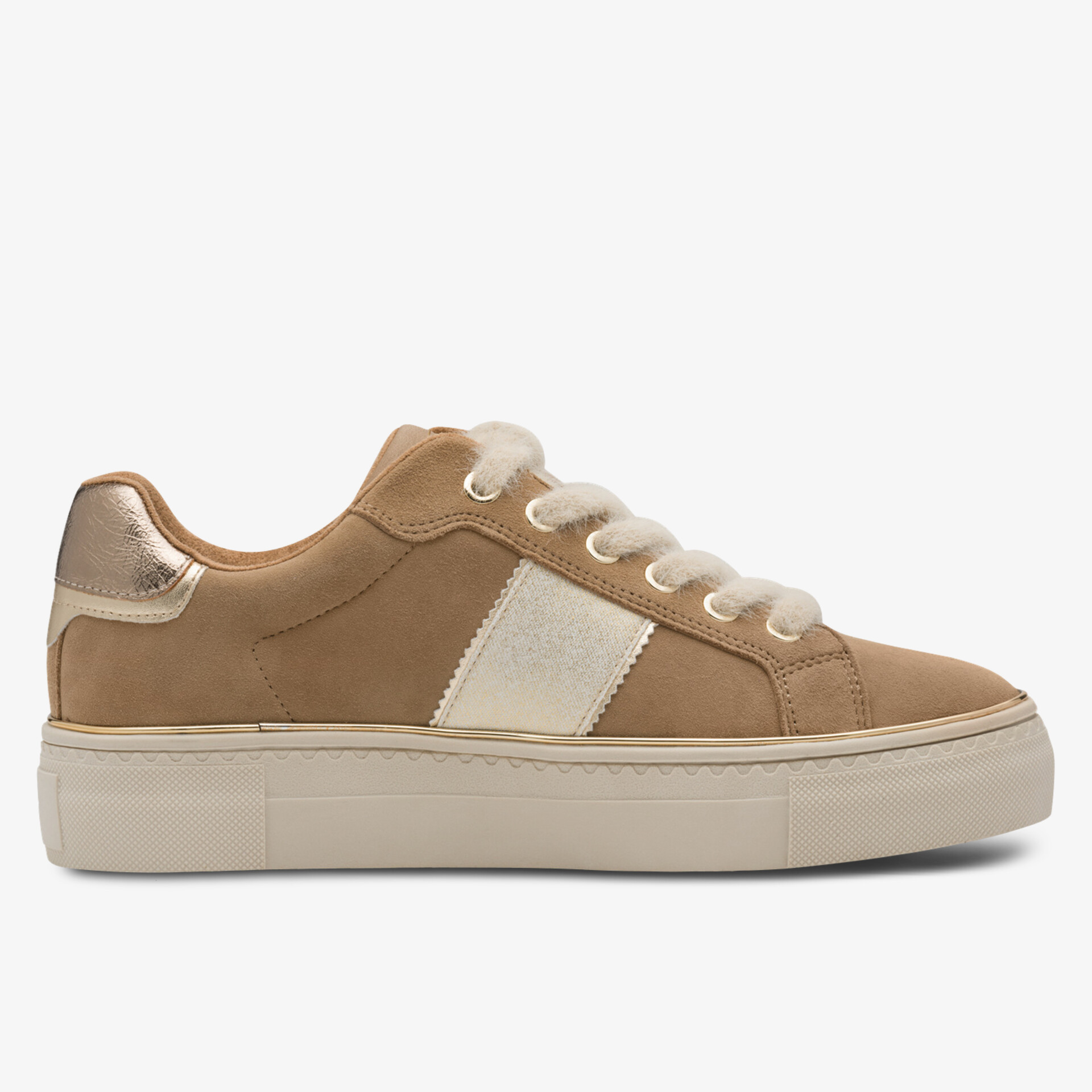 Tamaris Damen Sneaker Low beige