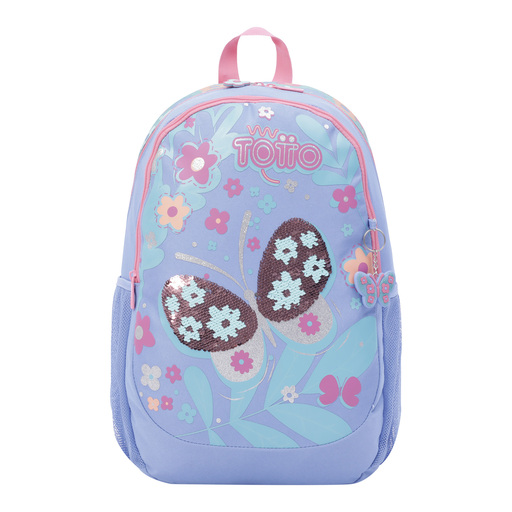 Mochila Escolar Grande Totto Magic Garden