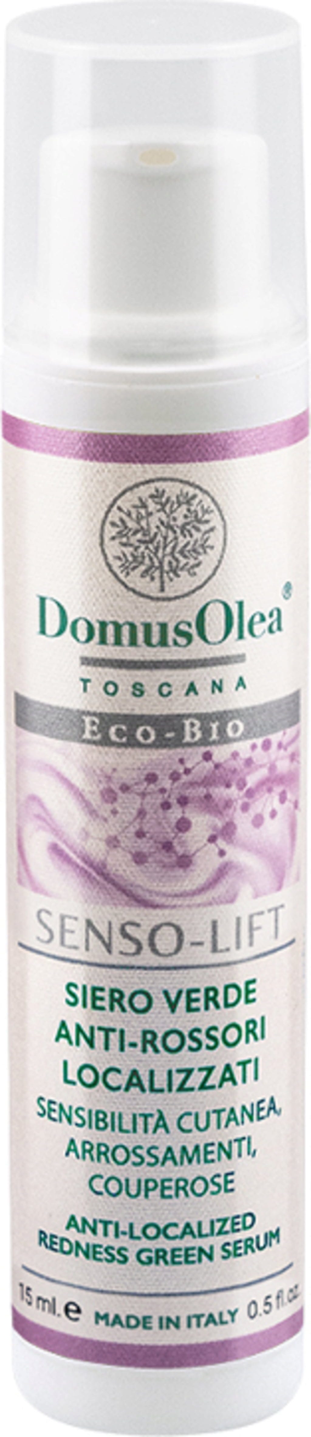 Domus Olea Toscana  Senso Lift Grünes Serum Anti-Rötungen, 15 ml