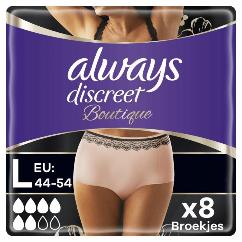 Always Discreet Boutique Broekjes L 8 stuks