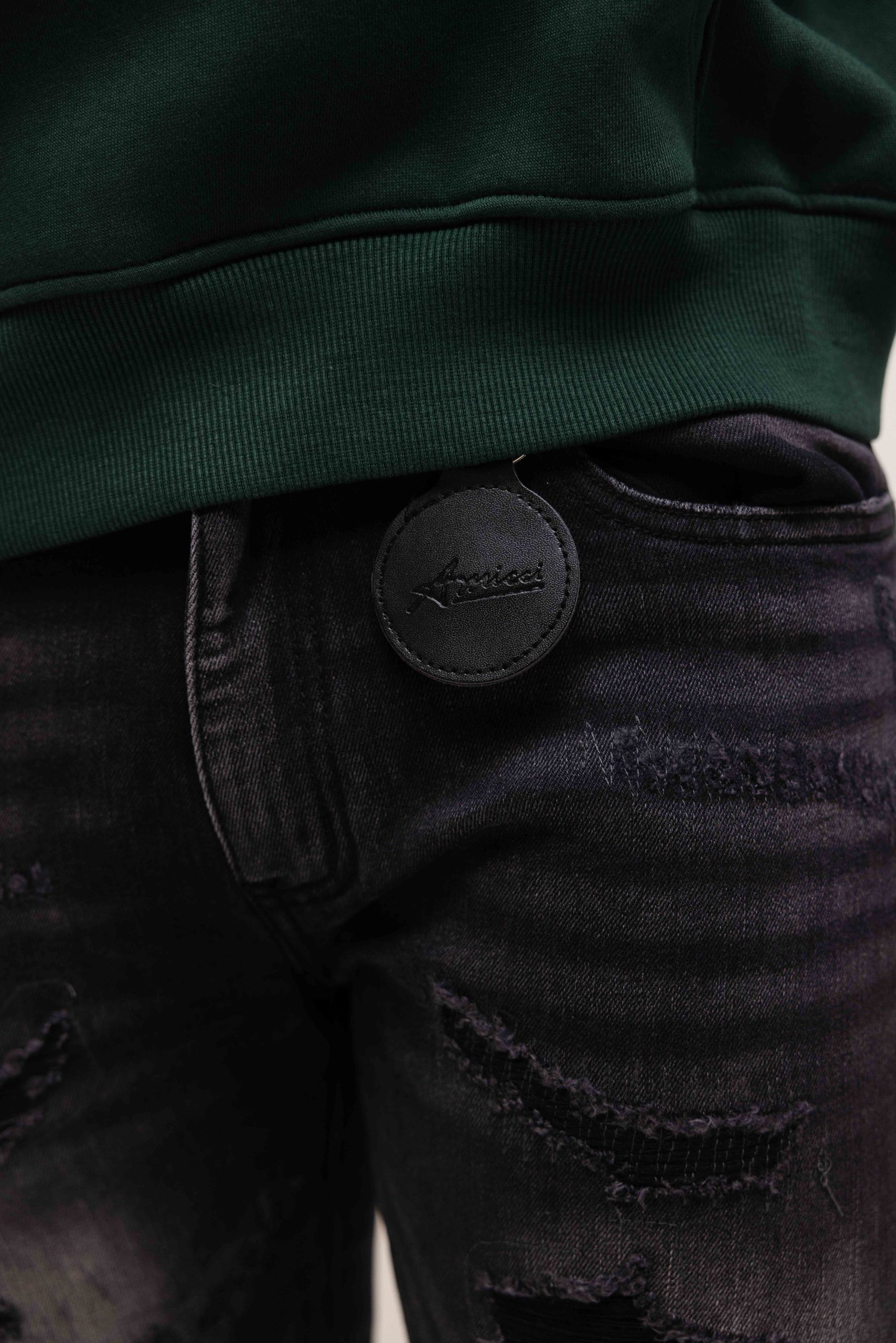Amicci Camillo Jeans Heren Zwart