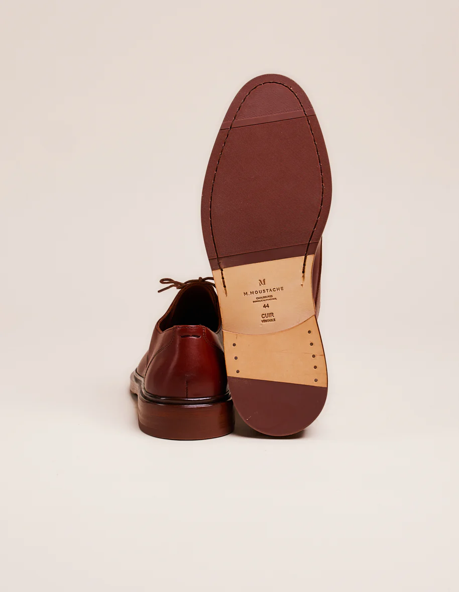 Derbies Edgar - Cuir cognac