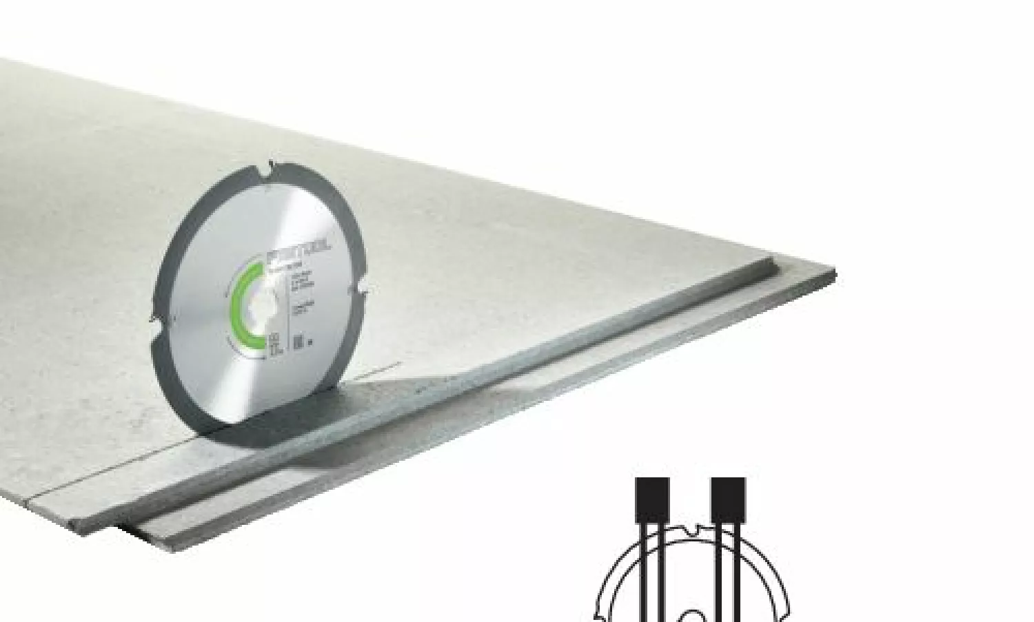 Festool 205558 DIA 160x1,8x20 F4 Diamant zaagblad - Abrasief - 160mm