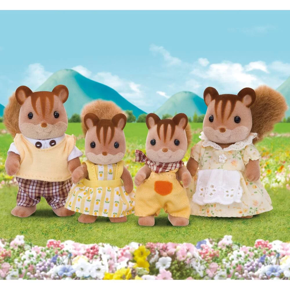 FAMILLE ECUREUIL ROUX - SYLVANIAN FAMILLES