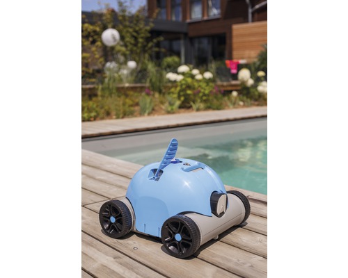 Planet Pool Orca 50CL zwembadstofzuiger voor vloergebruik, op batterijen, automatisch, kunststof, blauw