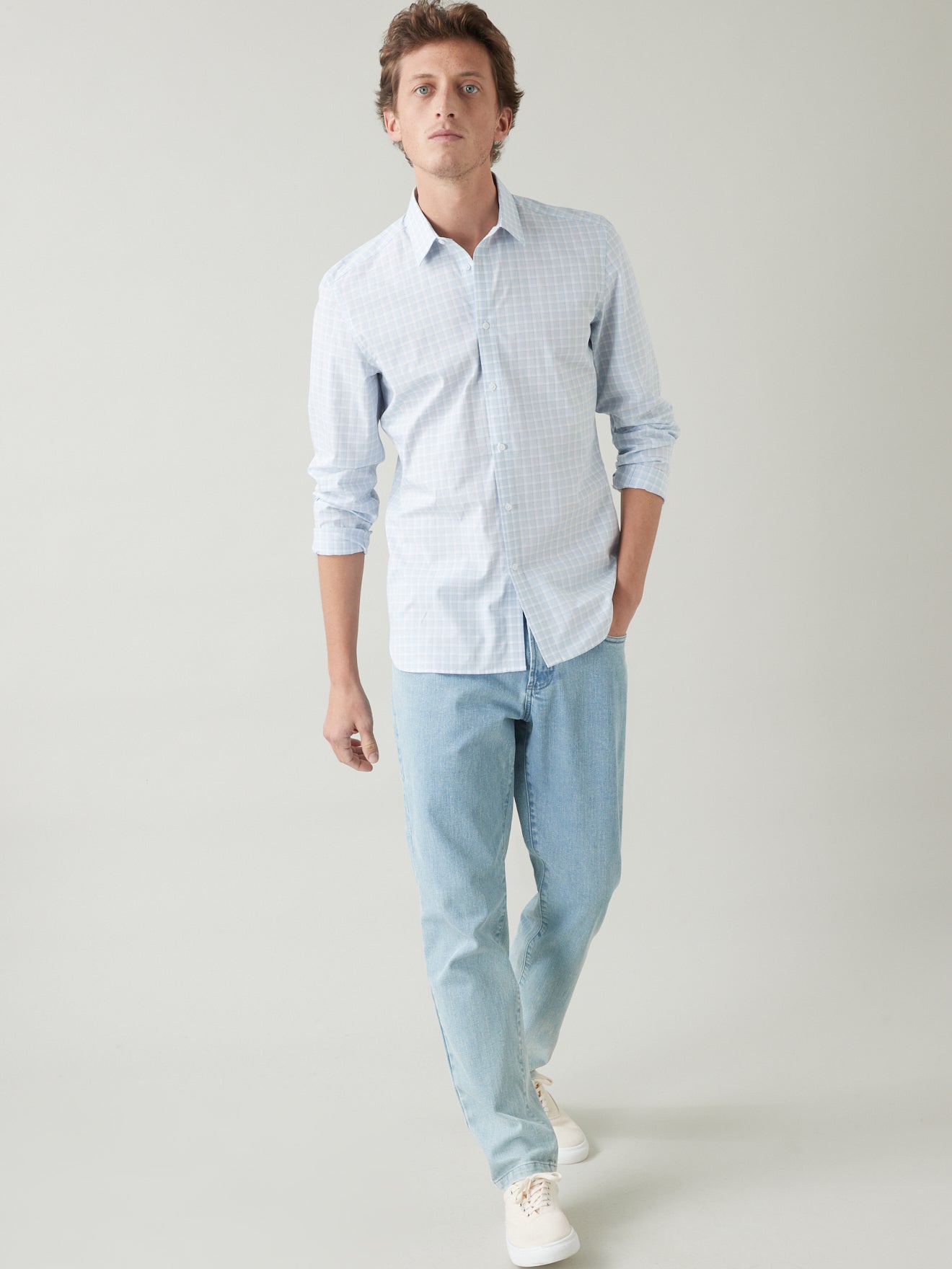 Chemise Slim Fit homme carreaux