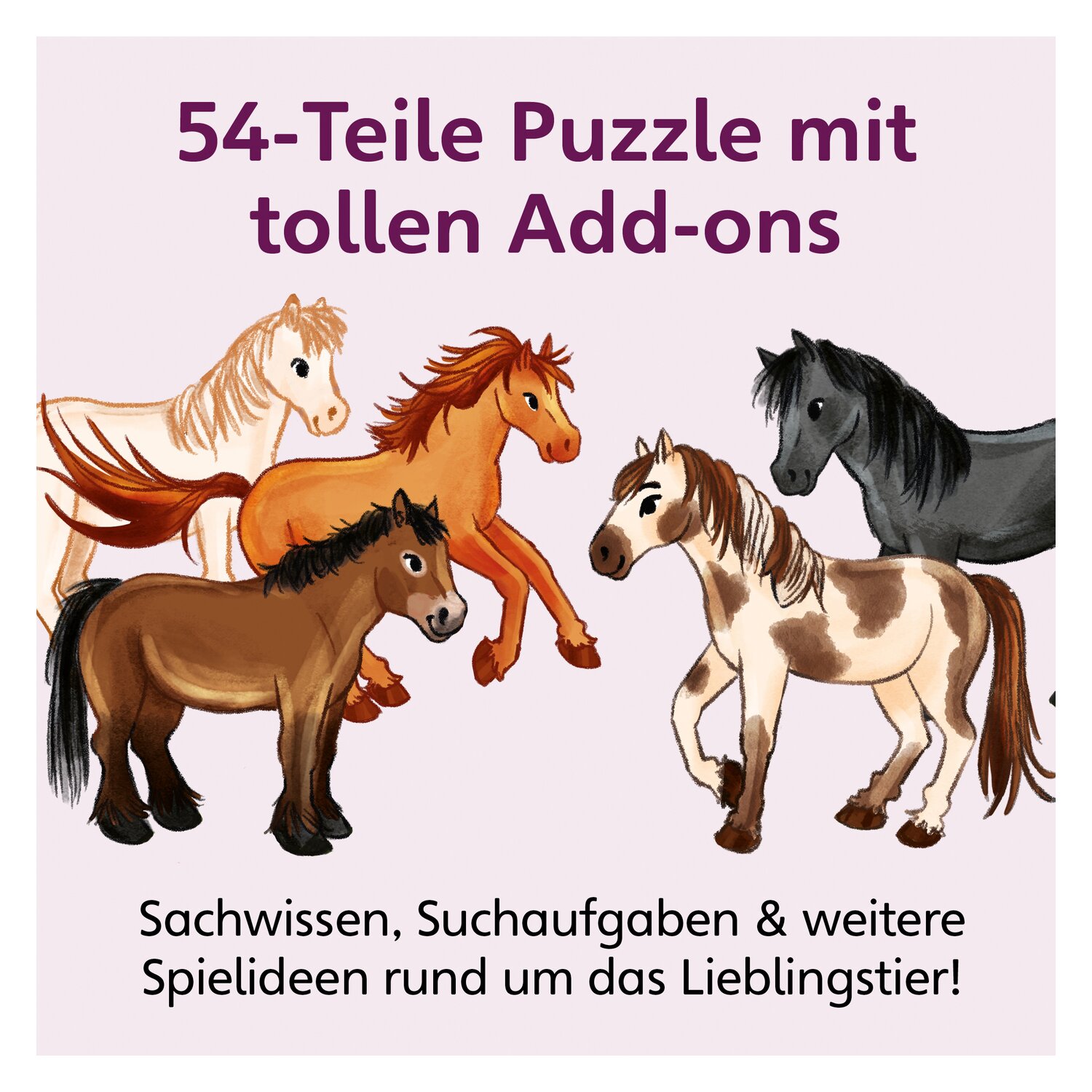 WAS IST WAS Junior Puzzle Pferde & Ponys