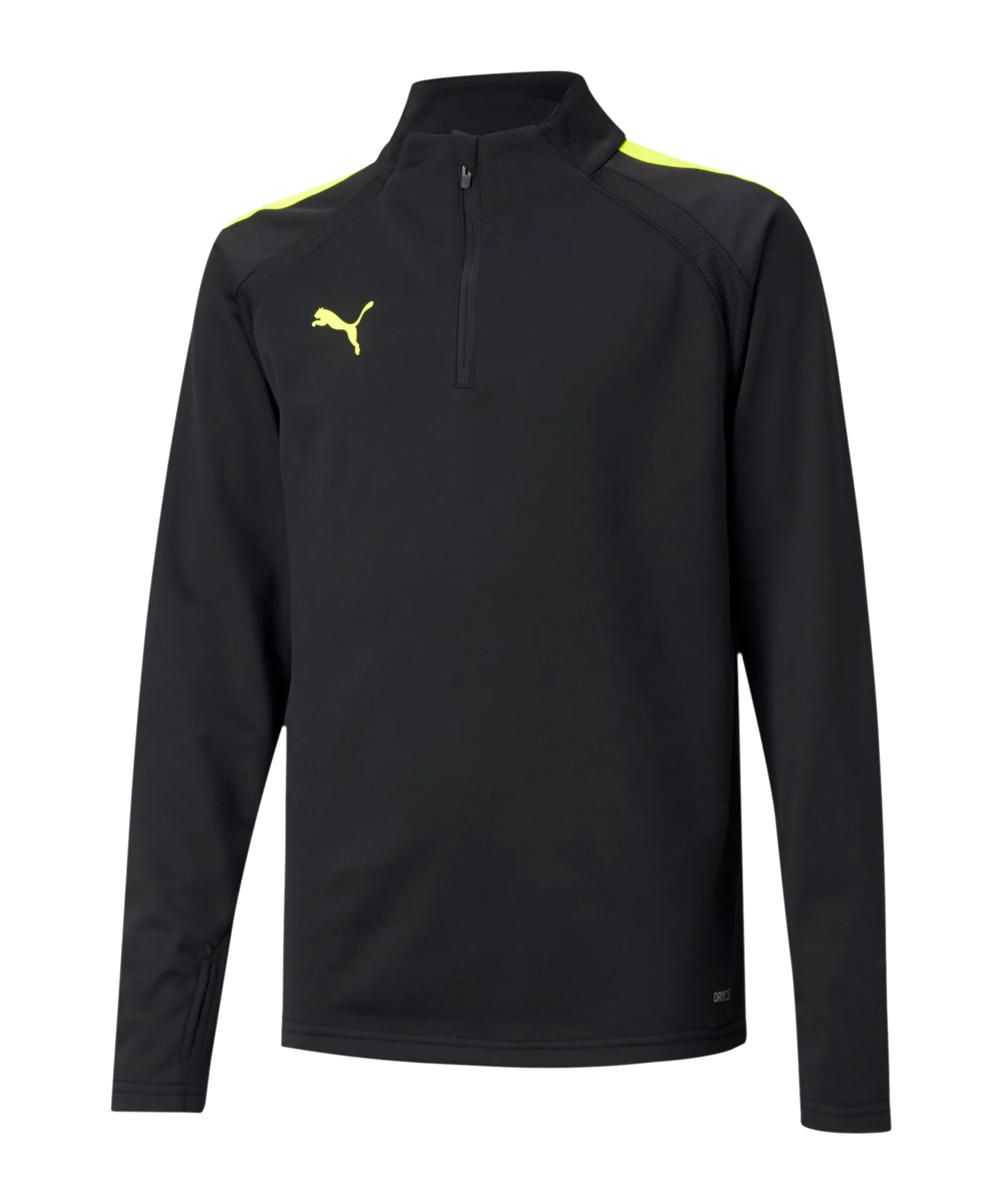 PUMA teamLIGA HalfZip Sweatshirt Kids Schwarz F40