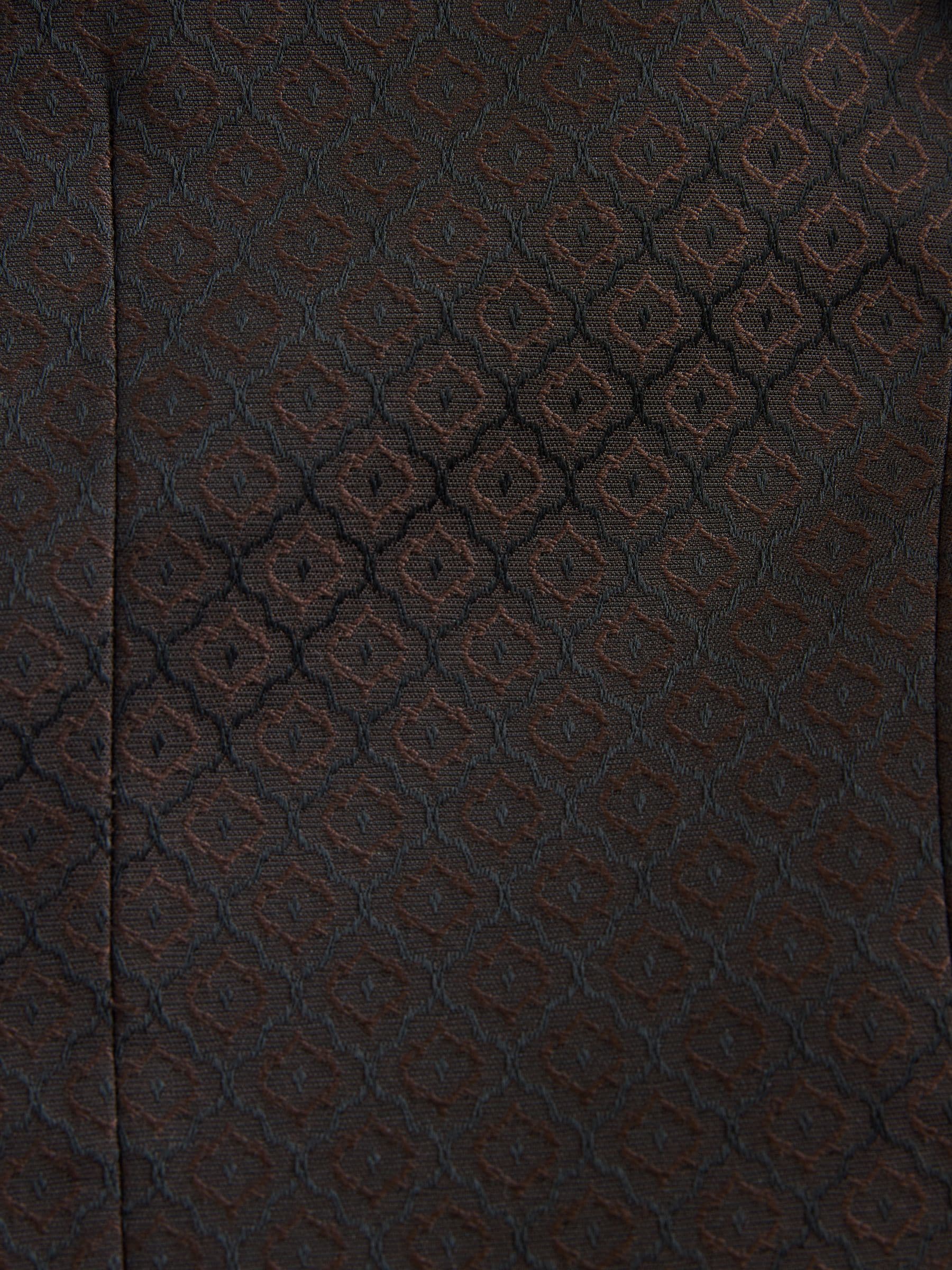 Bruin - Slim Fit Jacquard Tuxedo Suit Jacket