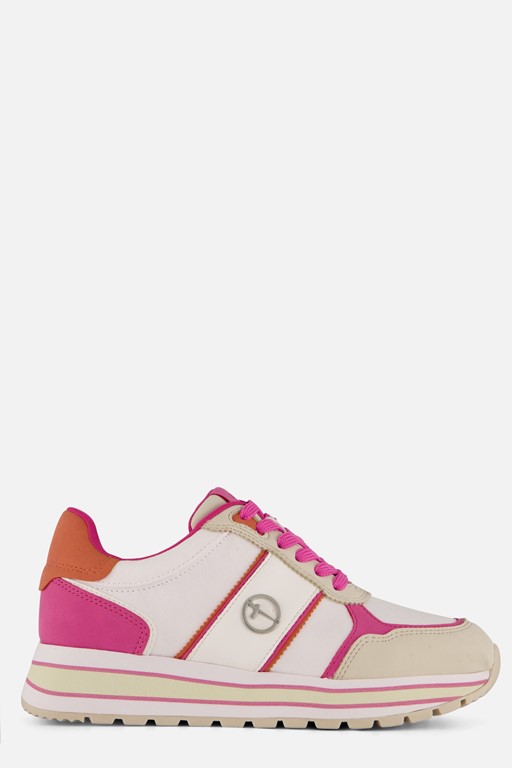 Tamaris Essential Sneakers roze Textiel