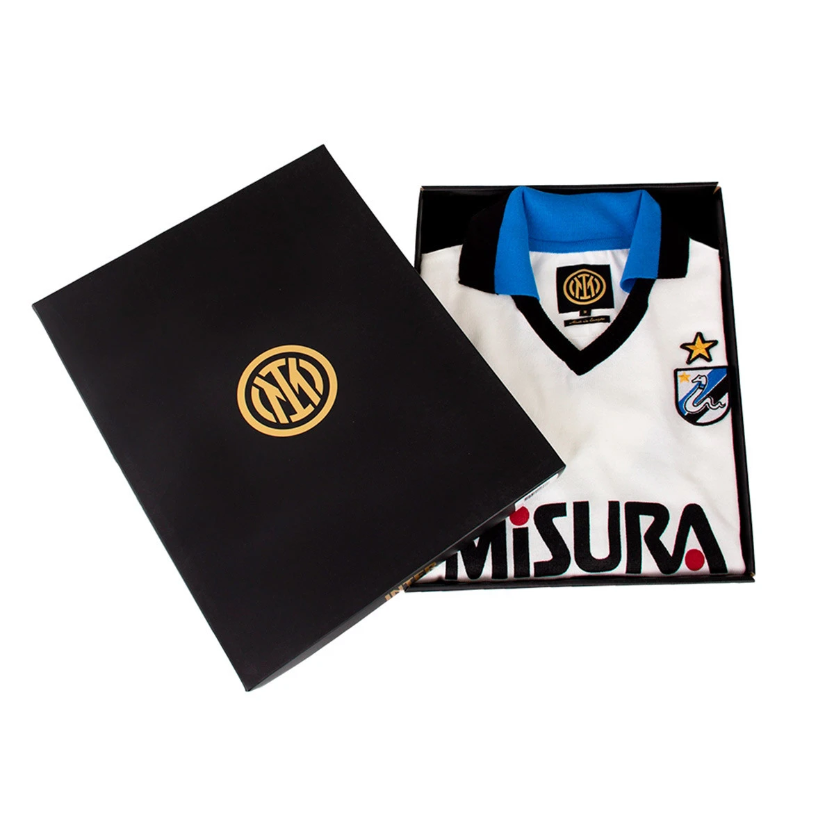 T-Shirt COPA Fc Internazionale Segundo Equipamento 1986