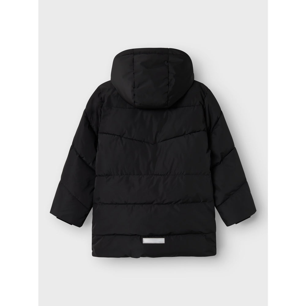 Køb Name It Black Medow03 Jakke Long Fo Noos