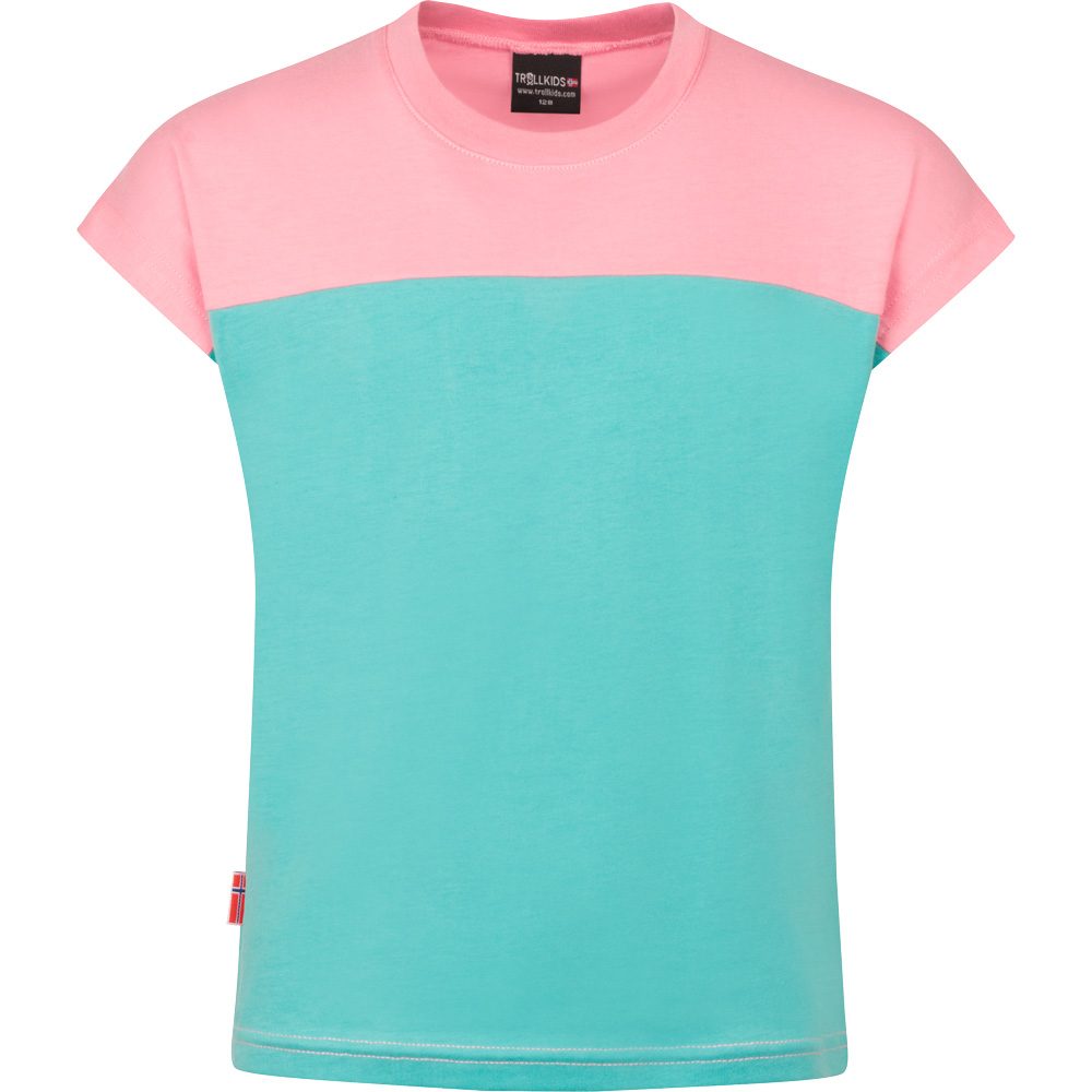 Trollkids Bergen T-Shirt Mädchen aqua haze
