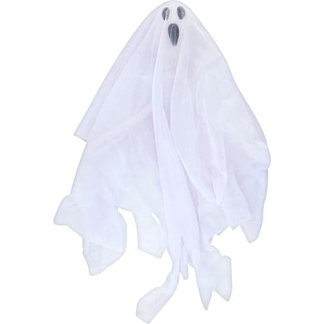 Halloween spøgelse 40 cm - Hvid