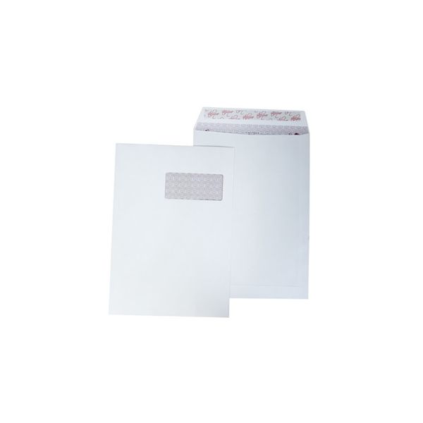 Envelopes Saco 229x324mm C/ Janela 90g Autodex 250 Un. Branco - 1611044