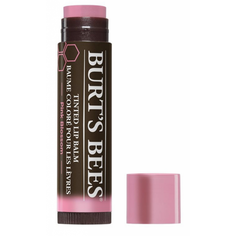 Burt's Bees - Tinted Lip Balm Pink Blossom - Læbepomade